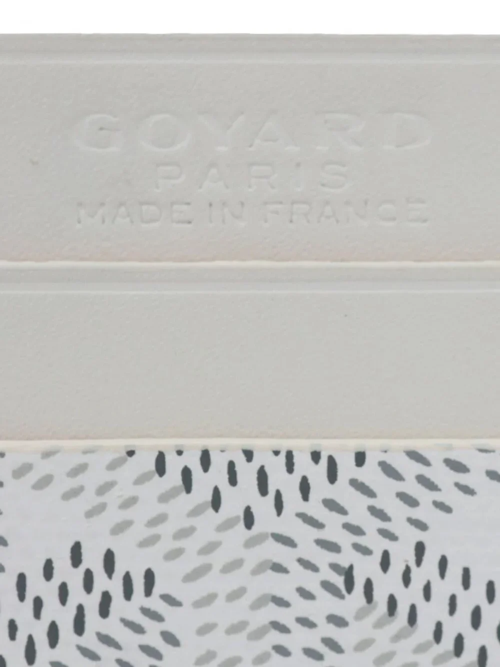Goyard  Saint-Sulpice Coated Canvas Card Holder White